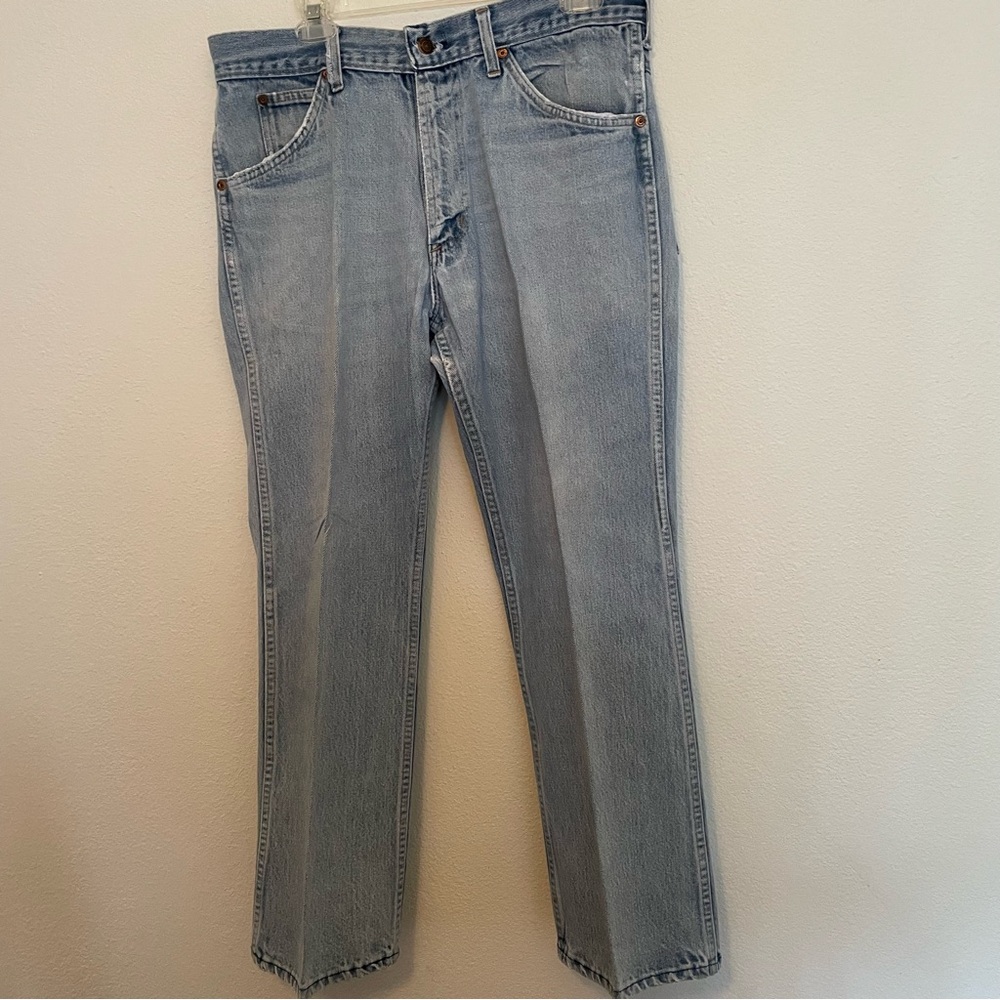 Vintage Men’s Sears Roebuck & Co Jeans Regular‎ Fit Light Wash Size 34” x 29”